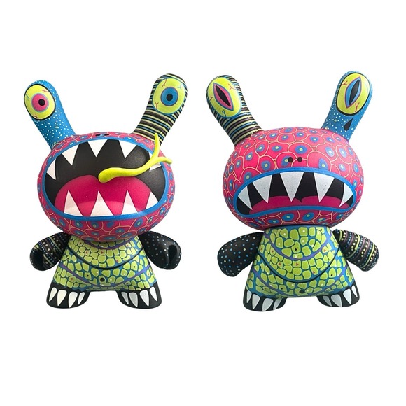 Kidrobot Other - Kidrobot Dunny Azteca II Necuc 3" Lizard Vinyl Art Figure Designer Toy 2011